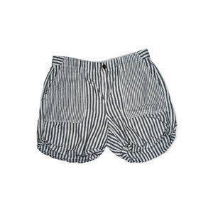 Gap Girlfriend Chino Regular Fit Blue & White Stripe Shorts Size 8